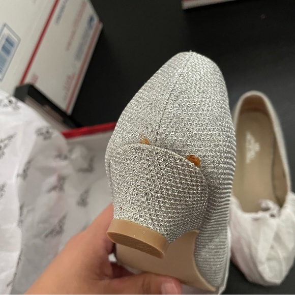 MarilynModa Silver Glitter Heels Jamie-K - Picture 10 of 10